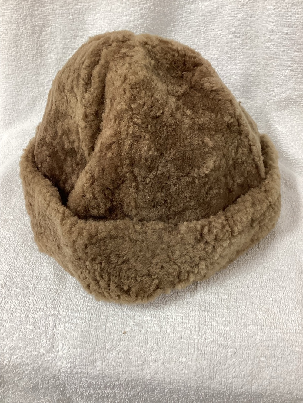Vintage sheep skin hat